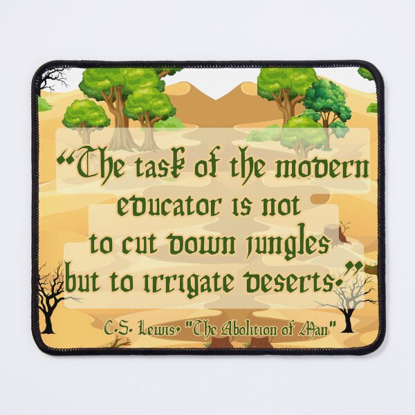 Item preview, Task of Modern Educator CS Lewis Quote designed and sold by stella literarium.