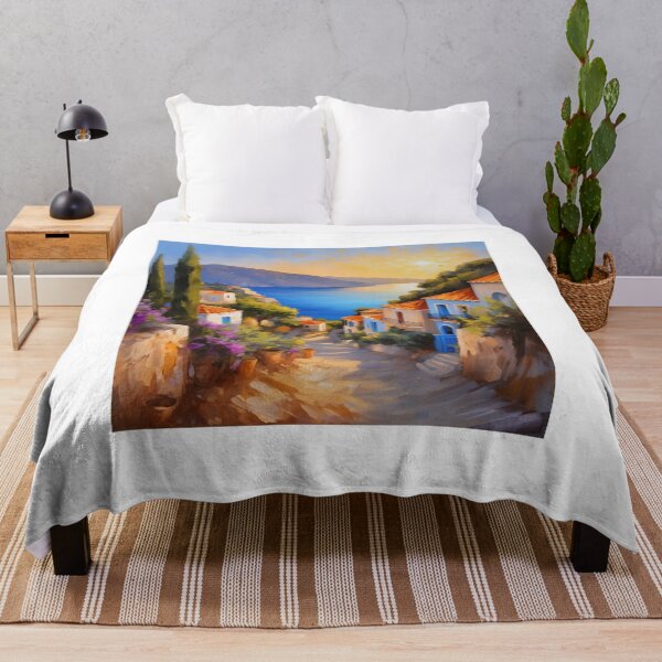 Item preview, Village of Assos, Kafalonia designed and sold by Island Art Studios.