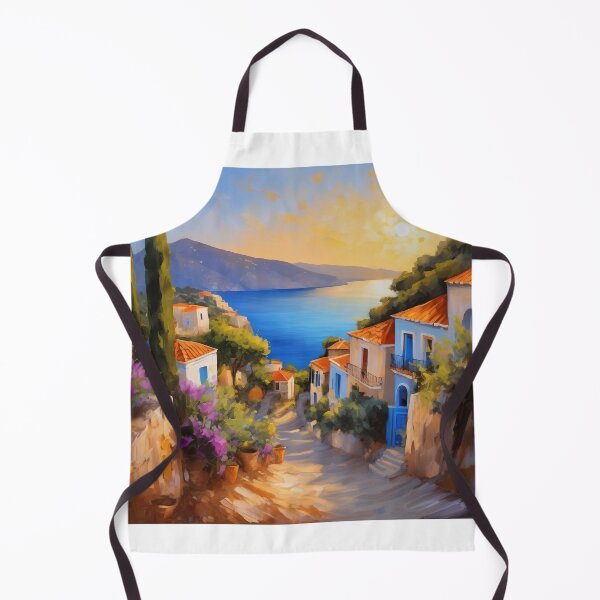 Item preview, Village of Assos, Kafalonia designed and sold by Island Art Studios.