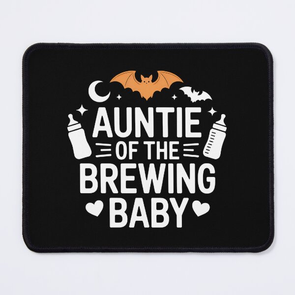 Item preview, Auntie of Brewing Baby - This gift is perfect for any proud aunt-to-be who wants to celebrate a new baby with a fun Halloween twist. designed and sold by ZyziowskyArt.
