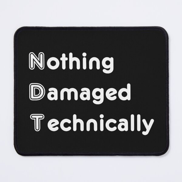 Item preview, Funny NDT Engineering Acronym Pun designed and sold by ThePungineer.