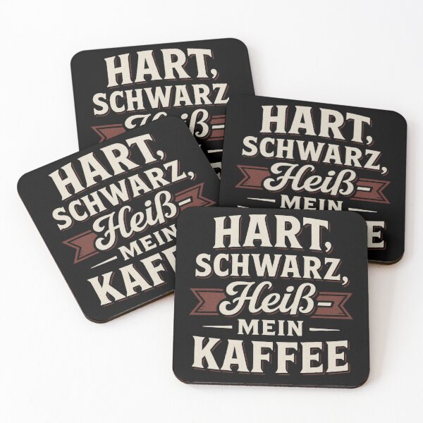 Item preview, Hard, black, hot – my coffee | Funny saying for coffee lovers designed and sold by CareTastic Shop.