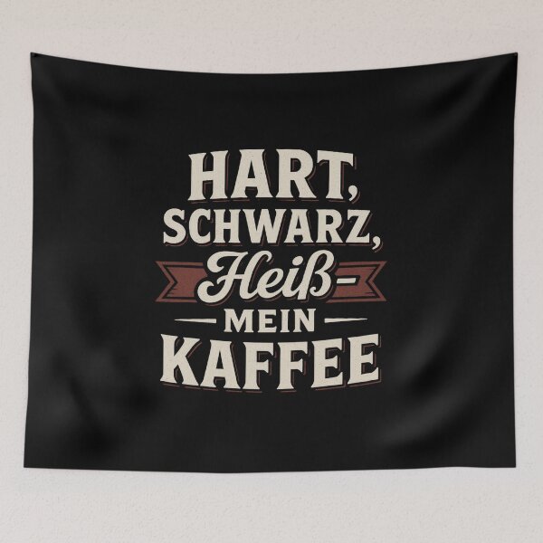 Item preview, Hard, black, hot – my coffee | Funny saying for coffee lovers designed and sold by CareTastic Shop.