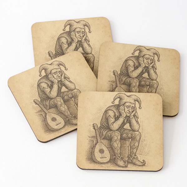 Item preview, Melancholy Medieval Jester designed and sold by photoparadise22.