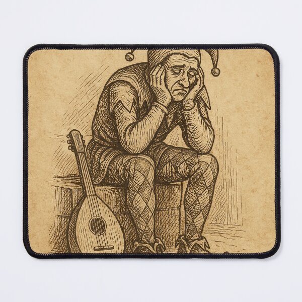 Item preview, Melancholy Medieval Jester designed and sold by photoparadise22.