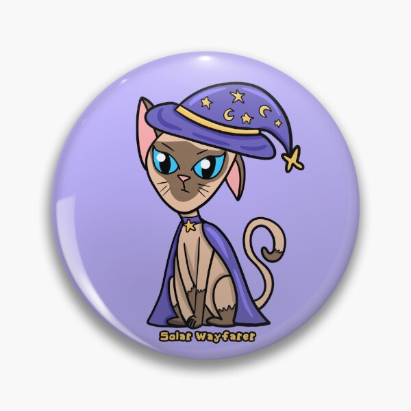 Item preview, Arcana, el gato mago siamés - Diseño caprichoso designed and sold by SolarWayfarer.