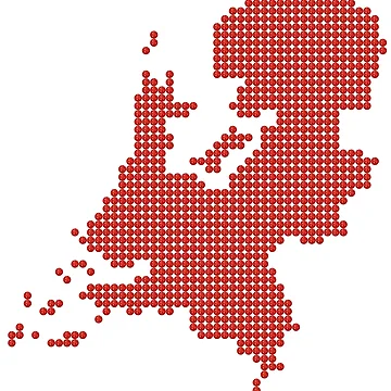 Artwork thumbnail, Netherlands Red Rhinestone by TheIconSmith