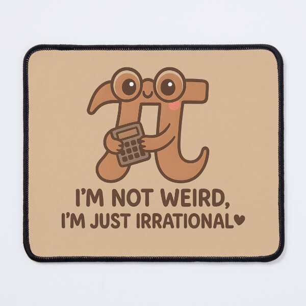 Item preview, Real Irrational Math Design Funny Geek Nerd Aesthetic designed and sold by Slayfandom.