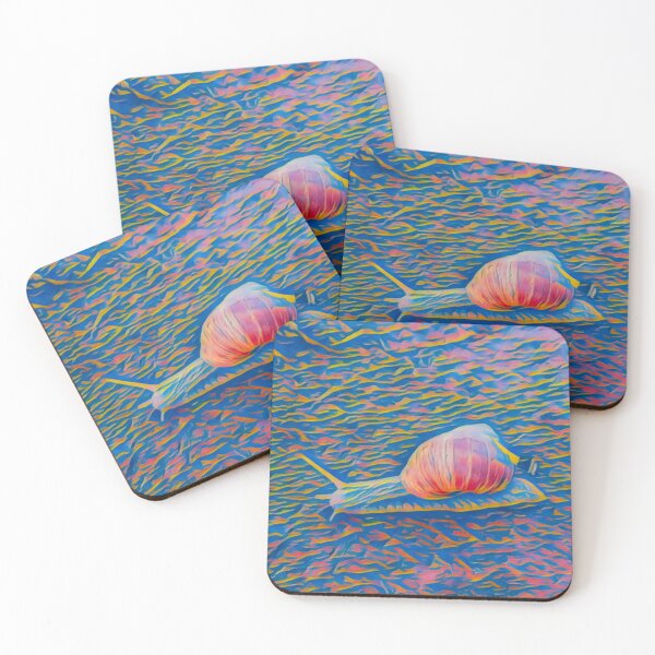 Item preview, Colorful snail designed and sold by MiKaBerlin.