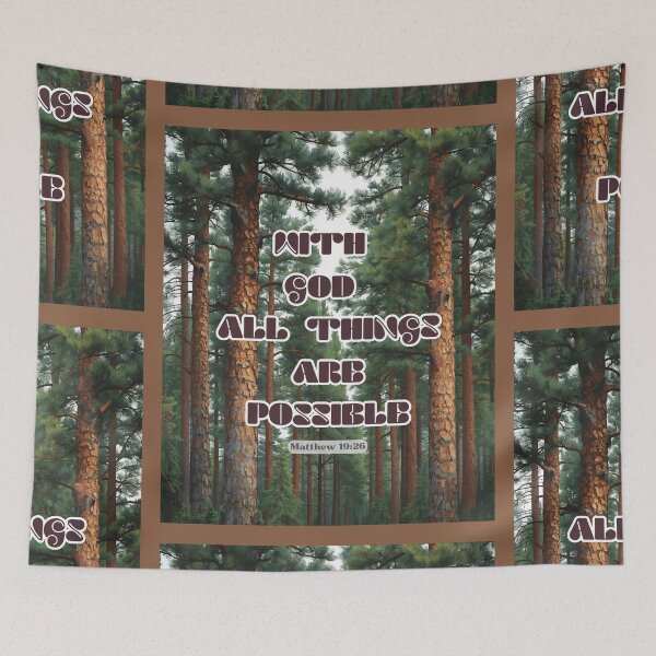 Item preview, With God all Things are possible Matthew 19:26 designed and sold by Ausra789.