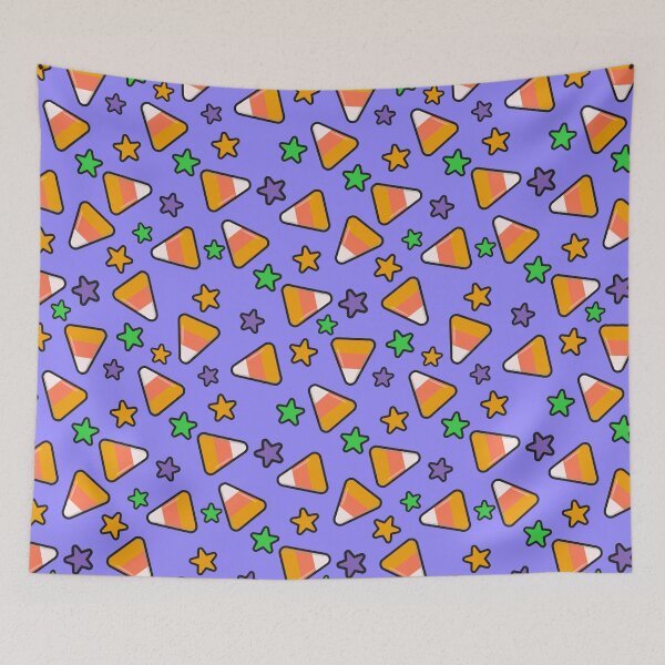 Item preview, Halloween Candy Corn Seamless Pattern designed and sold by GlitterArtySVG.