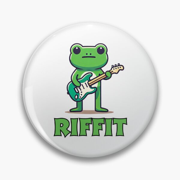 Item preview, Rock Frog Says Riffit designed and sold by Melty Shirts.