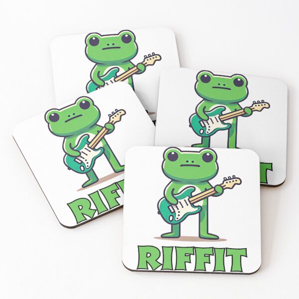 Item preview, Rock Frog Says Riffit designed and sold by Melty Shirts.