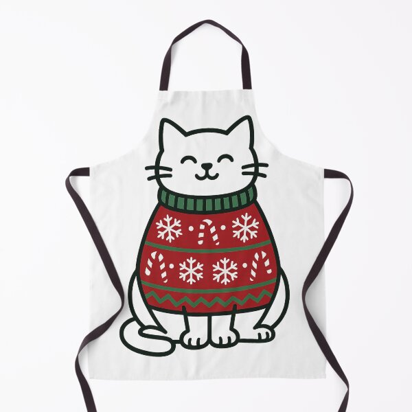 Item preview, Christmas Cat in Festive Holiday Sweater designed and sold by Graphics4X.