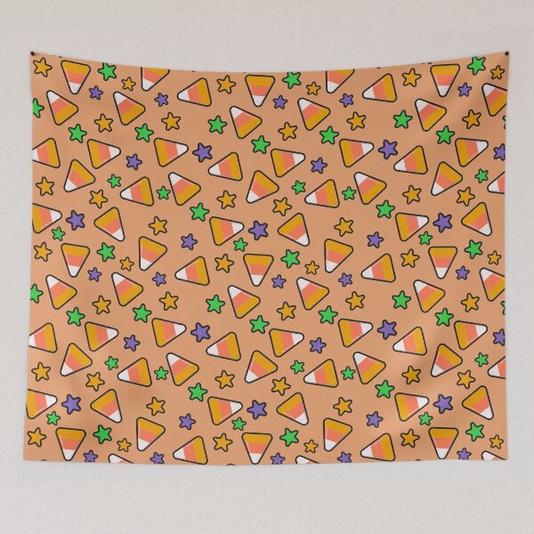 Item preview, Orange Candy Corn Seamless Pattern designed and sold by GlitterArtySVG.