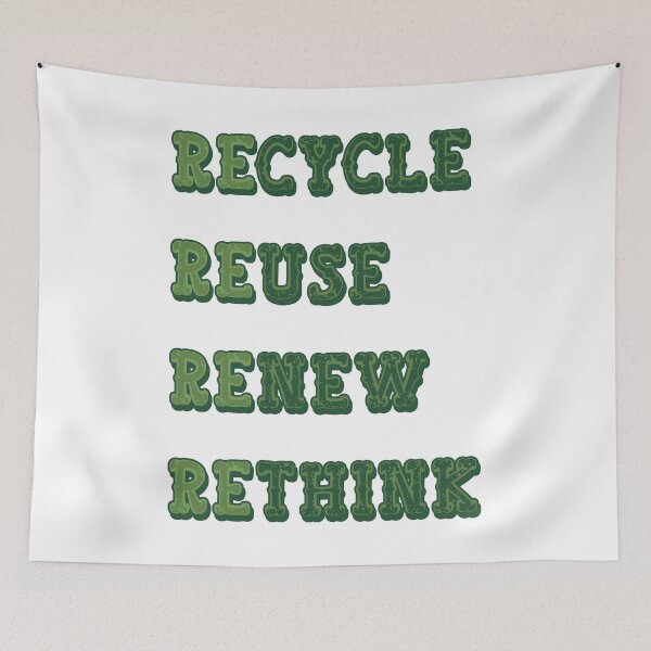 Item preview, Recycle reuse renew rethink designed and sold by Mirksaz-designs.