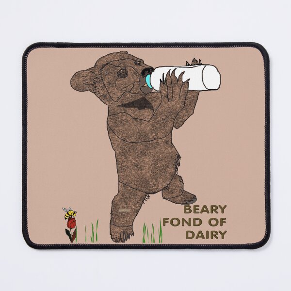 Item preview, Baby Bear Cub Drinks Milk from Baby Bottle designed and sold by kristalcurt.