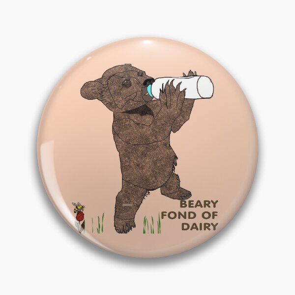 Item preview, Baby Bear Cub Drinks Milk from Baby Bottle designed and sold by kristalcurt.