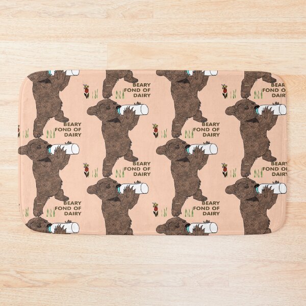 Item preview, Baby Bear Cub Drinks Milk from Baby Bottle designed and sold by kristalcurt.