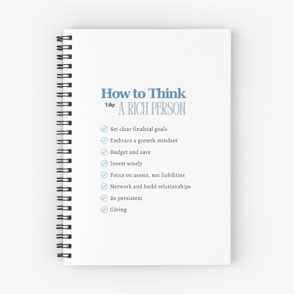 Item preview, How to Think Like a Rich Person designed and sold by sa-Made.