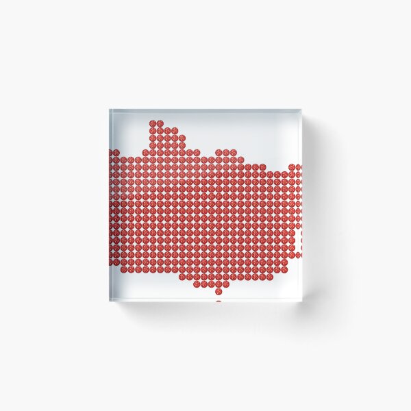 Item preview, Mongolia Red Rhinestone designed and sold by TheIconSmith.