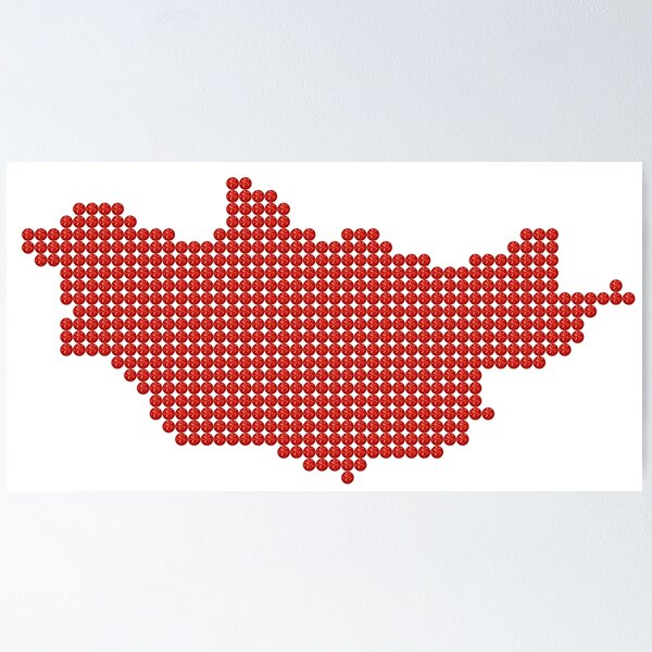 Item preview, Mongolia Red Rhinestone designed and sold by TheIconSmith.