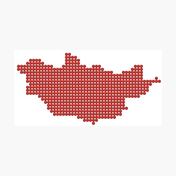 Item preview, Mongolia Red Rhinestone designed and sold by TheIconSmith.