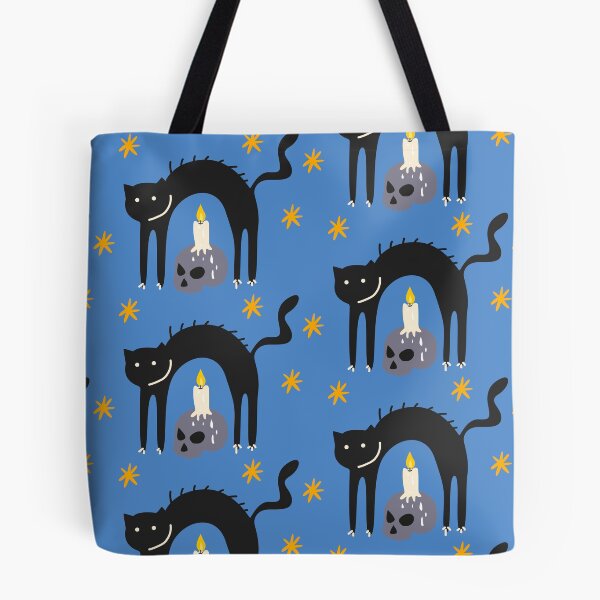 Item preview, Halloween black cat in retro 90s style designed and sold by Luamor.
