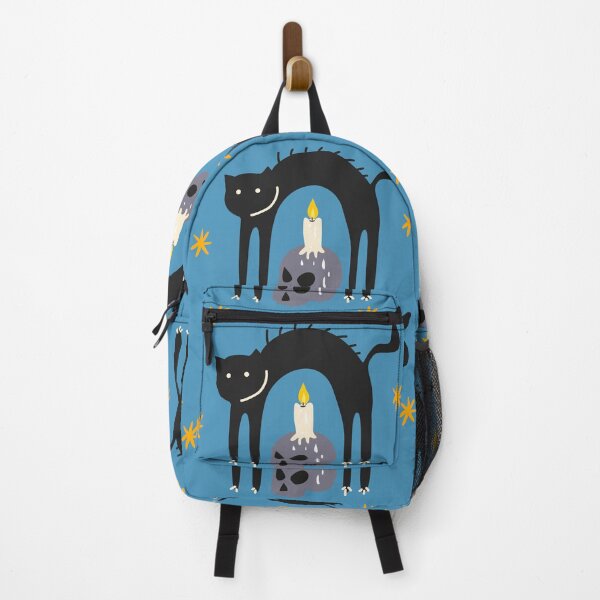 Item preview, Halloween black cat in retro 90s style designed and sold by Luamor.