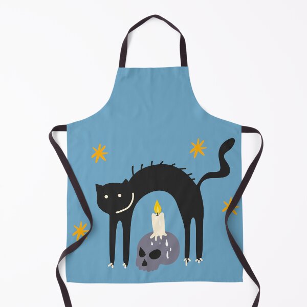 Item preview, Halloween black cat in retro 90s style designed and sold by Luamor.