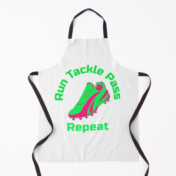 Item preview, Run Tackle Pass Repeat – Funny Girls Soccer T-shirt Pitch Boot Cleat designed and sold by WhackingTax.