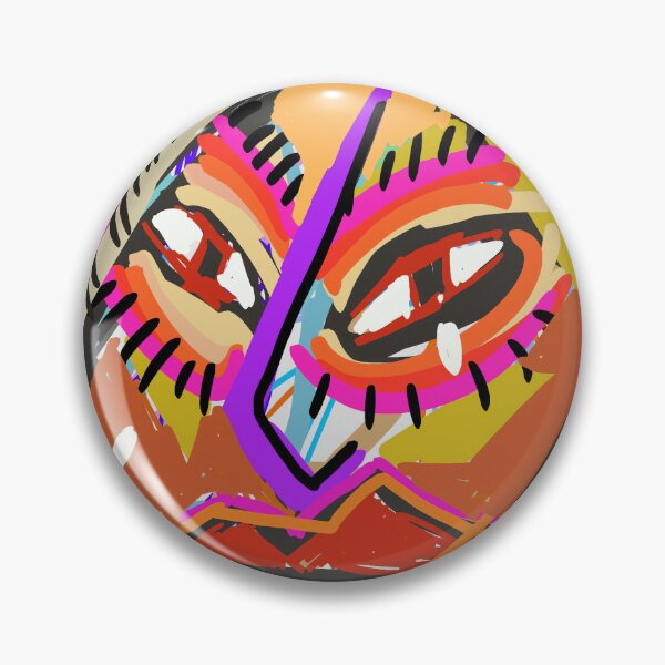 Item preview, The colors of facial makeup abstractly express the collision of sadness designed and sold by WanyanDesign.