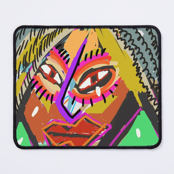 Item preview, The colors of facial makeup abstractly express the collision of sadness designed and sold by WanyanDesign.