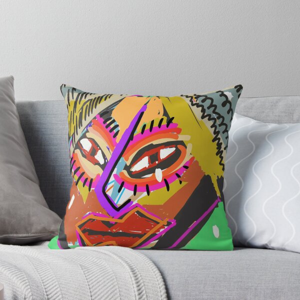 Item preview, The colors of facial makeup abstractly express the collision of sadness designed and sold by WanyanDesign.