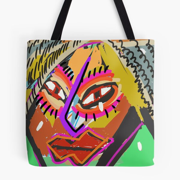 Item preview, The colors of facial makeup abstractly express the collision of sadness designed and sold by WanyanDesign.