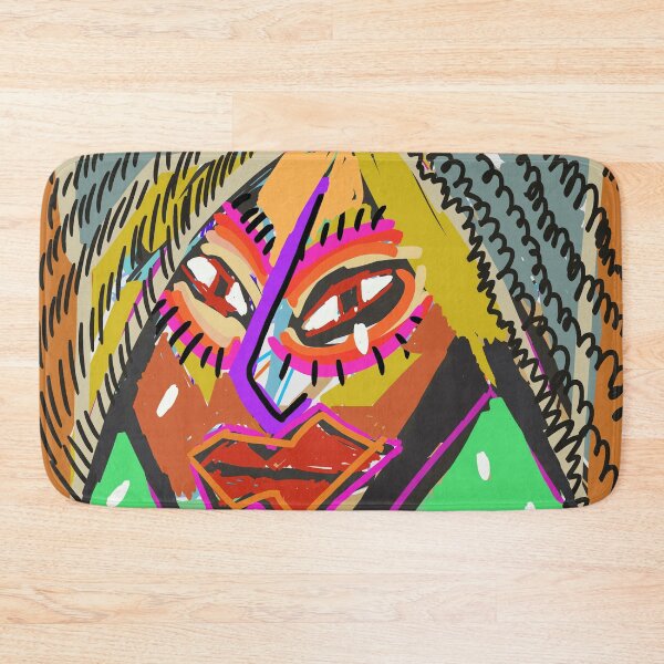 Item preview, The colors of facial makeup abstractly express the collision of sadness designed and sold by WanyanDesign.