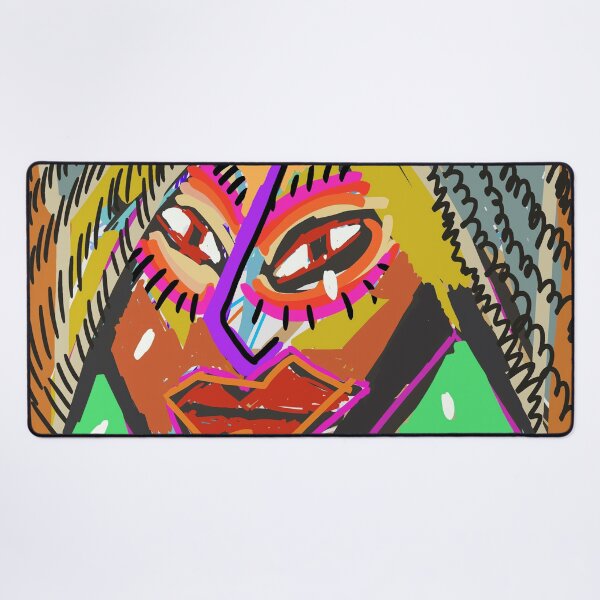 Item preview, The colors of facial makeup abstractly express the collision of sadness designed and sold by WanyanDesign.