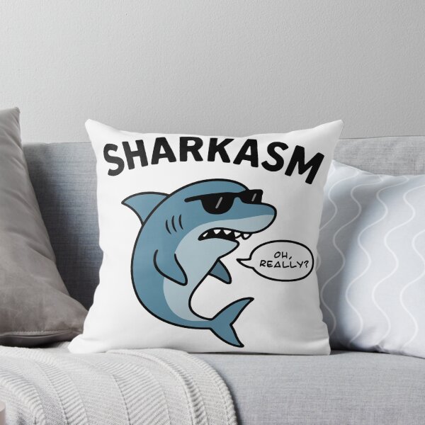 Item preview, Sharkasm T-Shirt – Funny Sarcastic Shark Graphic Tee designed and sold by panoramix-.