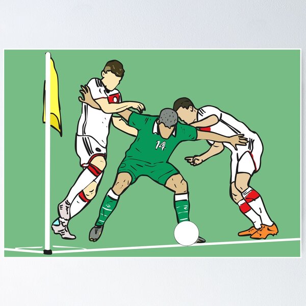 Item preview, Holding the Fort - Jonathan Walters Corner Flag - Ireland vs Germany - Irish Football Fans designed and sold by Melty Shirts.
