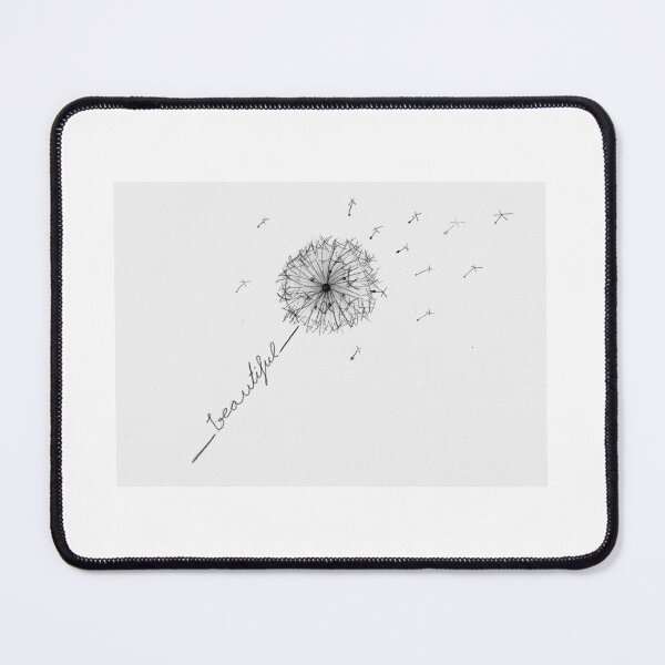 Item preview, Dandelion with lettering designed and sold by shopdeartista.