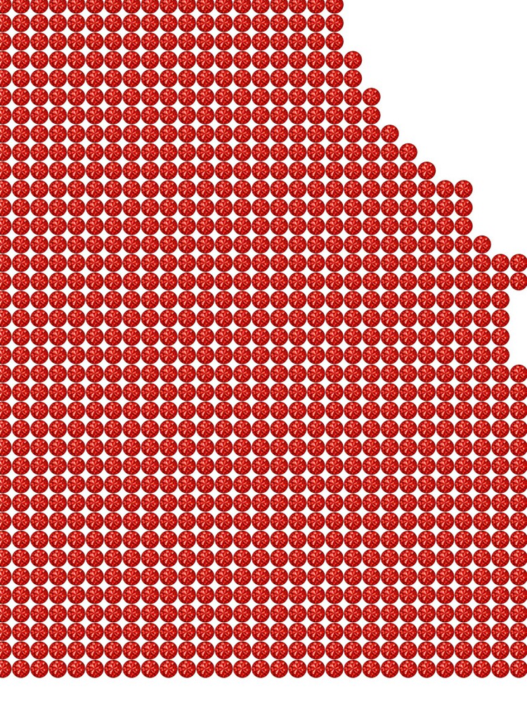 Thumbnail 4 of 4, iPhone Case, Missouri Red Rhinestone designed and sold by TheIconSmith.