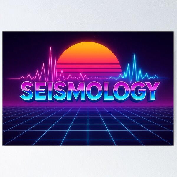 Item preview, Seismology - cute funny text designed and sold by DamioPolArt.