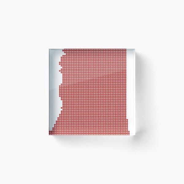 Item preview, Mississippi Red Rhinestone designed and sold by TheIconSmith.