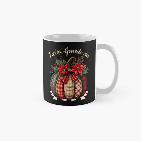 Item preview, Feelin' Gourde-ous Christmas Pumpkin Plaid Holiday Design designed and sold by MTJ-Mushrooms.