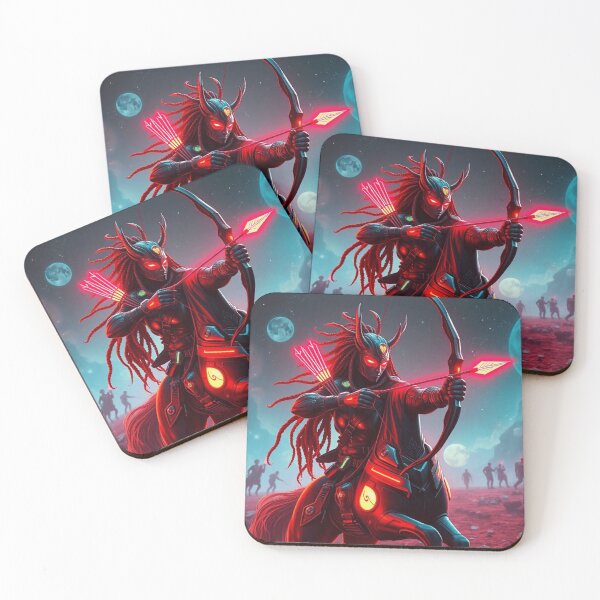 Item preview, Sagittarius Cyberpunk Zodiac Guardian designed and sold by KaoticMindZ.