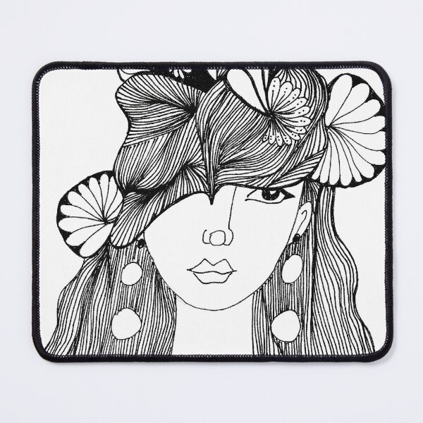 Item preview, Hand drawn woman face- Sketch line art designed and sold by carokes.