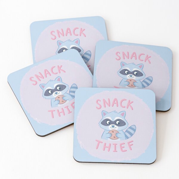 Item preview, Snack Thief Raccoon Cookie Design designed and sold by kacperartdesign.
