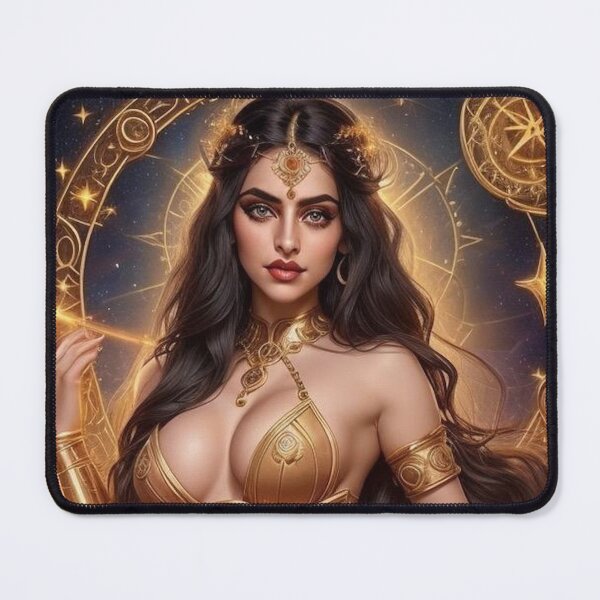 Item preview, Fiery Leo Goddess – Lioness Warrior Fantasy Illustration designed and sold by MissSaylor.