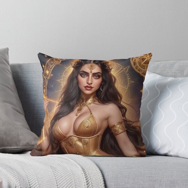 Item preview, Fiery Leo Goddess – Lioness Warrior Fantasy Illustration designed and sold by MissSaylor.