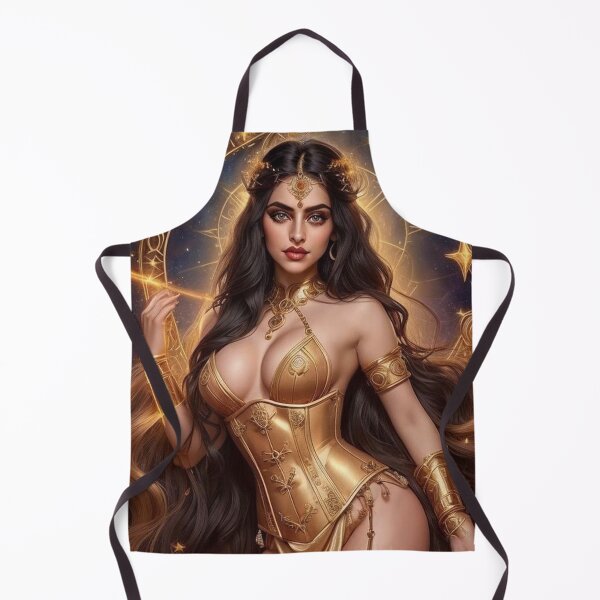 Item preview, Fiery Leo Goddess – Lioness Warrior Fantasy Illustration designed and sold by MissSaylor.
